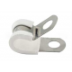 Grapas de fijación blanco 3/8"