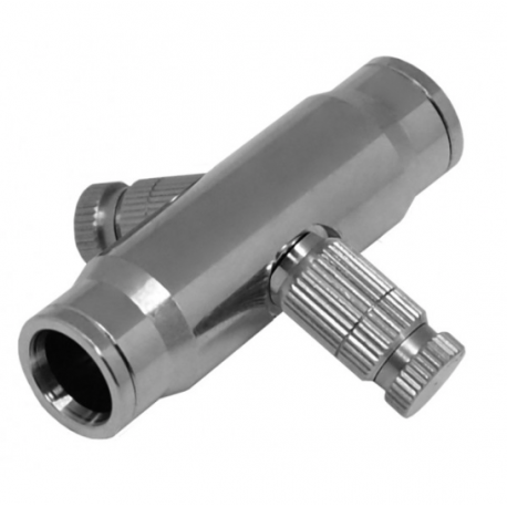 Racor portaboquilla doble 3/8"