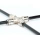 Racor aspa o en forma de X de 3/8"