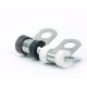 Grapas de fijación negro 1/4"