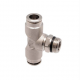 Racor T 3/8" con rosca 3/8"