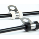 Grapas de fijación negro 3/8"