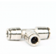 Racor en forma de T de 3/8"