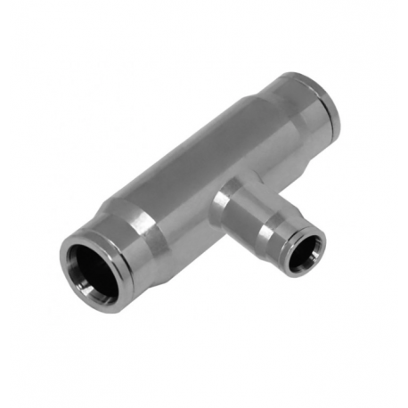 Racor T 3/8" con central en 1/4"