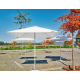 Parasol 2,5 m cuadrado EOLO PURETI color Blanco