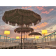 Parasol 2 m circular brezo