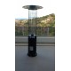 Estufa gas exterior farola redonda Negro