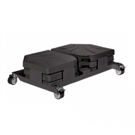 Base Flexo hierro con ruedas 15 Kg + 6 pesos antracita de 25 Kg/ Unid.