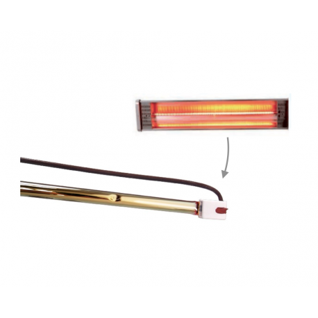 Lámpara de tubo de recambio calefactor infrarrojo 1.500 W