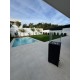 Estufa gas exterior rattan