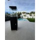 Estufa gas exterior rattan