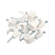 Pack grapas de sujección tubería 1/4" + tornillo (100 unid.)