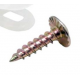 Pack grapas de sujección tubería 1/4" + tornillo (100 unid.)
