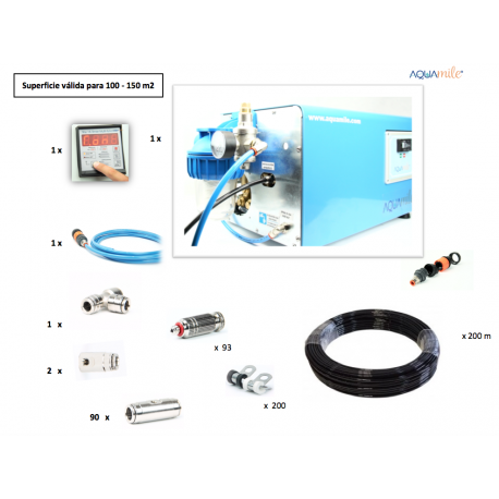Kit Bomba-motor 4 L para 100 - 150 m2